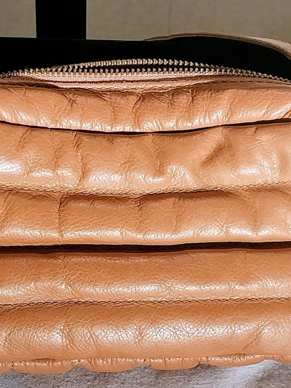 MADEWELL The Transport Camera Bag ~ Puff Edition Crossbody Brown Leather ~ Small
